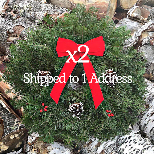 Traditional Wreaths - x2 18 inch ($38.00 each with this Deal)